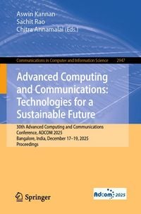 Produktbild: Advanced Computing and Communications: Technologies for a Sustainable Future