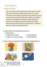 Deutsch 2. Klasse Übungsheft - Besser lesen