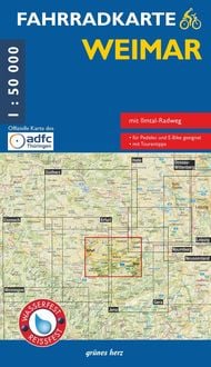Produktbild: Fahrradkarte Weimar