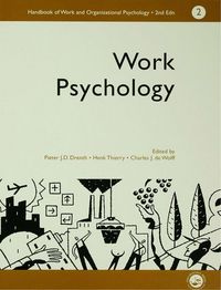 Produktbild: A Handbook of Work and Organizational Psychology
