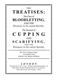 Produktbild: Bloodletting and Cupping