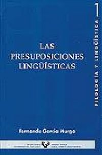 Produktbild: Las presuposiciones ling&uuml;&iacute;sticas