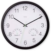Produktbild: Hama 00185885 Quarz Wanduhr 30mm x 30mm x 4mm