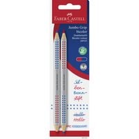 Produktbild: Faber-Castell Buntstifte Jumbo Grip rot/blau, 2er Set