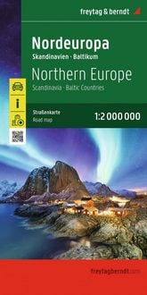 Produktbild: Nordeuropa, Stra&szlig;enkarte 1:2.000.000, freytag & berndt