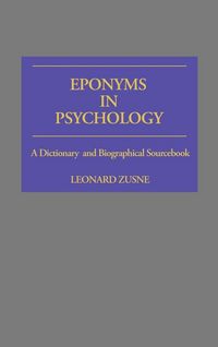 Produktbild: Eponyms in Psychology