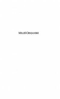 Produktbild: Milos Crnjanski
