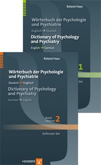 Produktbild: Dictionary of Psychology and Psychiatry / W&ouml;rterbuch der Psychologie und Psychiatrie