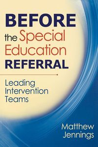 Produktbild: Before the Special Education Referral