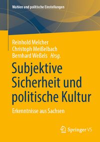 Produktbild: Subjektive Sicherheit und politische Kultur