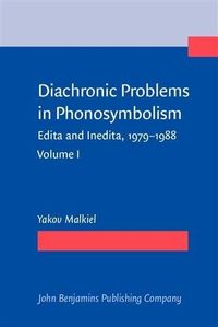 Produktbild: Diachronic Problems in Phonosymbolism