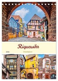 Produktbild: Riquewihr - Urlaubsplaner (Tischkalender 2026 DIN A5 hoch), CALVENDO Monatskalender