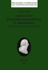 Produktbild: Luther in der Wirtschaftswissenschaft des 19. Jahrhunderts