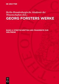 Produktbild: Streitschriften und Fragmente zur Weltreise