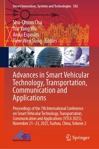 Produktbild: Advances in Smart Vehicular Technology, Transportation, Communication and Applications