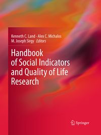 Produktbild: Handbook of Social Indicators and Quality of Life Research