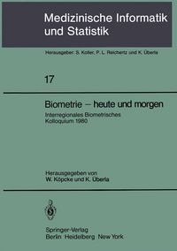 Produktbild: Biometrie &mdash; heute und morgen