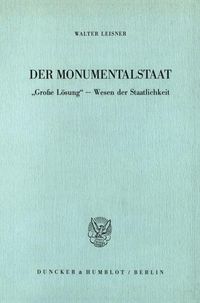 Produktbild: Der Monumentalstaat.