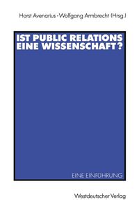 Produktbild: Ist Public Relations eine Wissenschaft?