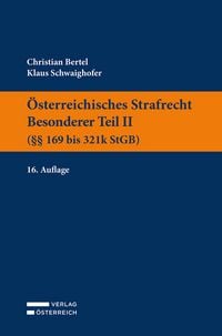 Produktbild: &Ouml;sterreichisches Strafrecht. Besonderer Teil II (&sect;&sect; 169 bis 321k StGB)