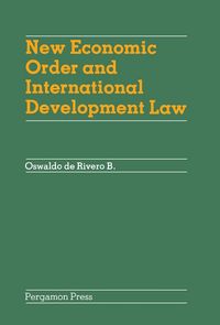Produktbild: New Economic Order and International Development Law