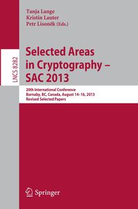 Bild vom Artikel Selected Areas in Cryptography -- SAC 2013 vom Autor 