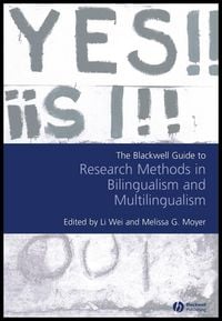 Produktbild: The Blackwell Guide to Research Methods in Bilingualism and Multilingualism