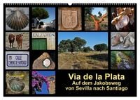 Produktbild: Via de la Plata - auf dem Jakobsweg von Sevilla nach Santiago (Wandkalender 2027 DIN A2 quer), CALVENDO Monatskalender