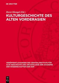 Produktbild: Kulturgeschichte des alten Vorderasien