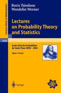 Produktbild: Lectures on Probability Theory and Statistics