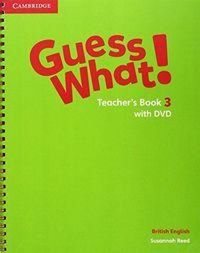 Produktbild: Reed, S: Guess What! Level 3 Teacher's Book with DVD British