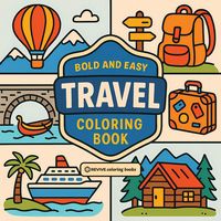 Produktbild: Bold & Easy Travel Coloring Book