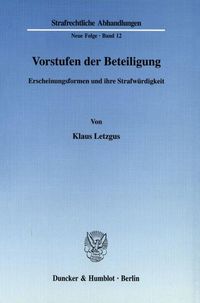Produktbild: Vorstufen der Beteiligung.