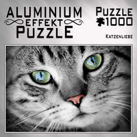 Bild vom Artikel Aluminium Effekt Puzzle Motiv: Katzenliebe 1.000 Teile vom Autor 