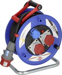 Produktbild: Brennenstuhl 1238010 Kabeltrommel 30 m Schwarz CEE-Stecker 16 A 5polig