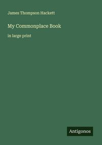 Produktbild: My Commonplace Book