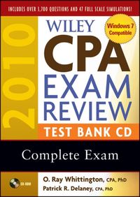 Bild vom Artikel Wiley CPA Exam Review 2010 Test Bank CD - Complete Set vom Autor Patrick R. Delaney