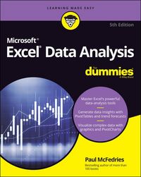 Produktbild: Excel Data Analysis For Dummies, 5th Edition