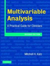Produktbild: Katz, M: Multivariable Analysis