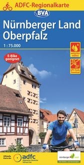 Produktbild: ADFC-Regionalkarte N&uuml;rnberger Land/ Oberpfalz, 1:75.000, mit Tagestourenvorschl&auml;gen, rei&szlig;- und wetterfest, E-Bike-geeignet, GPS-Tracks Download
