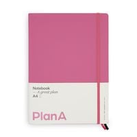 Produktbild Notizbuch A4 Hardcover Candy Pink Liniert, 192 Seiten