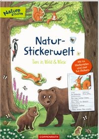 Natur-Stickerwelt: Tiere in Wald & Wiese' von '' - Buch -  '978-3-649-63697-7