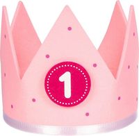 Produktbild: Geburtstagskrone rosa
