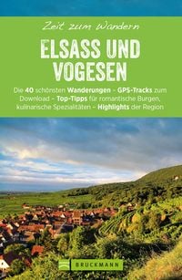 Produktbild: Bruckmanns Wanderf&uuml;hrer: Zeit zum Wandern Elsass und Vogesen