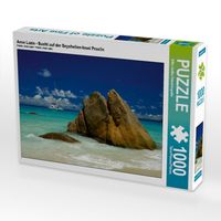 Produktbild: CALVENDO Puzzle Anse Lazio - Bucht auf der Seychellen-Insel Praslin | 1000 Teile Lege-Gr&ouml;&szlig;e 64x48cm Foto-Puzzle f&uuml;r gl&uuml;ckliche Stunden