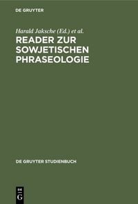 Produktbild: Reader zur sowjetischen Phraseologie