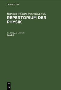 Produktbild: Repertorium der Physik. Band 8