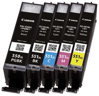 Produktbild: Canon Druckerpatrone CLI-551BK XL Original Photo Schwarz 6443B001