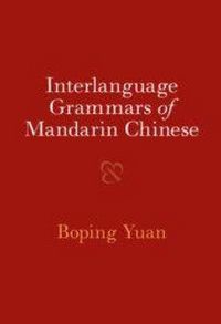 Produktbild: Interlanguage Grammars of Mandarin Chinese
