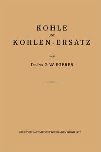 Produktbild: Kohle und Kohlen-Ersatz